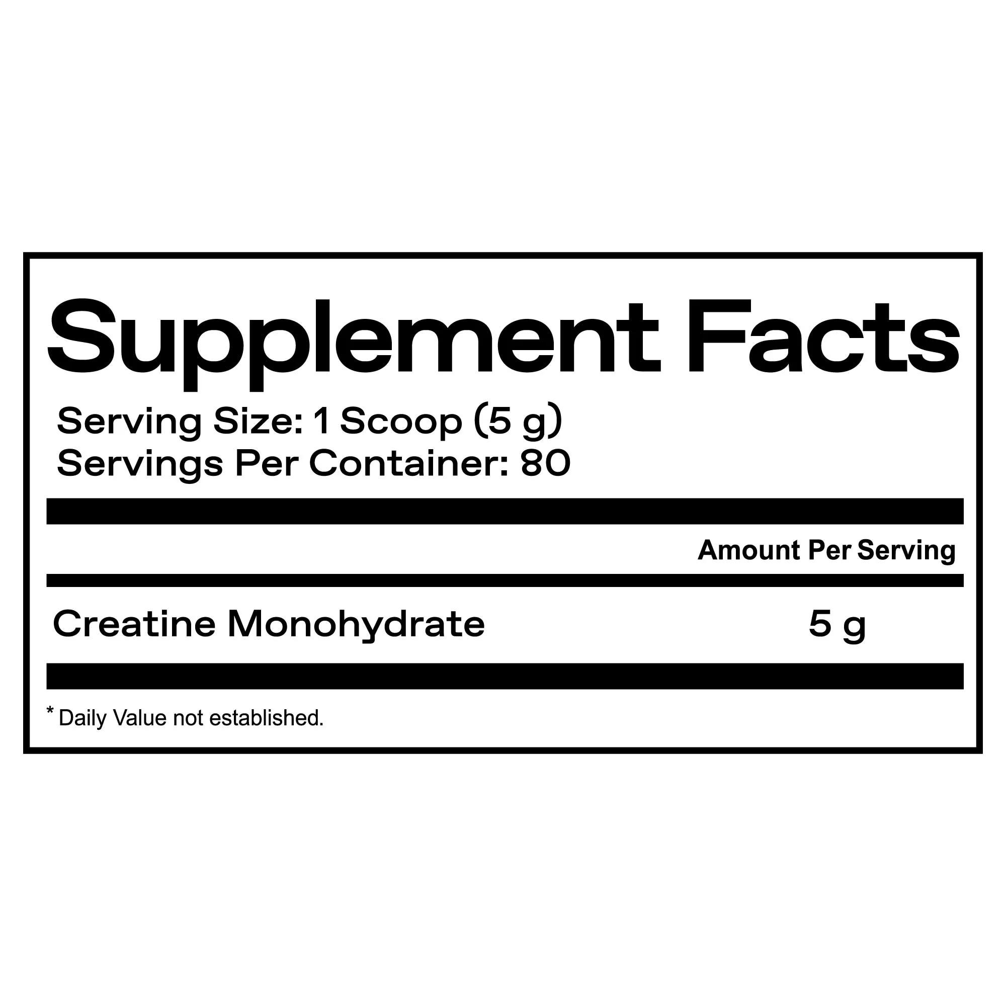 Creatine Monohydrate